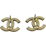 シャネル CHANEL ココマークピアス ゴールド メタル/ラインストーン アクセサリー