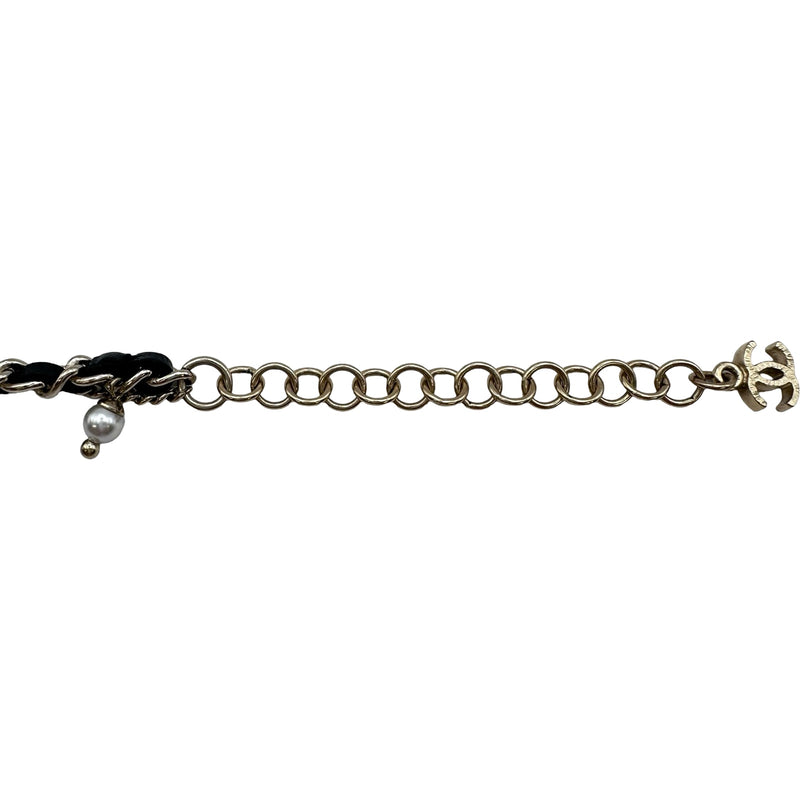 シャネル CHANEL ココマークブレスレット ゴールド メッキ/ライン