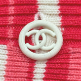 シャネル CHANEL ココマークボタンカシミヤニットカーディガン P60731 ピンク系 カシミヤ レディース カーディガン