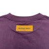 ルイ・ヴィトン LOUIS VUITTON LVエンボスロゴ半袖Tシャツ HNY55W パープル コットン メンズ 半袖Ｔシャツ