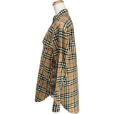 バーバリー BURBERRY チェック柄長袖シャツ 8022285 ベージュ コットン レディース 長袖シャツ