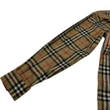 バーバリー BURBERRY チェック柄長袖シャツ 8022285 ベージュ コットン レディース 長袖シャツ