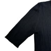 プラダ PRADA ハーフジップリブニットカットソー 124884 ブラック ウール レディース カットソー