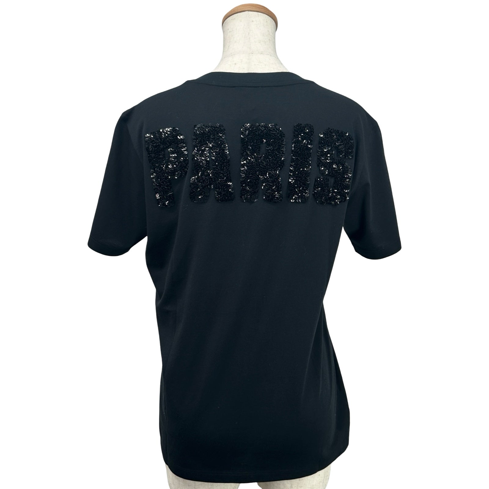 ルイ・ヴィトン LOUIS VUITTON スパンコール装飾半袖Tシャツ F5TS62JSG