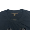 ルイ・ヴィトン LOUIS VUITTON スパンコール装飾半袖Tシャツ F5TS62JSG ブラック コットン レディース 半袖Ｔシャツ