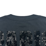 ルイ・ヴィトン LOUIS VUITTON スパンコール装飾半袖Tシャツ F5TS62JSG ブラック コットン レディース 半袖Ｔシャツ