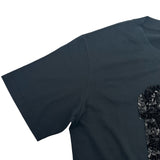 ルイ・ヴィトン LOUIS VUITTON スパンコール装飾半袖Tシャツ F5TS62JSG ブラック コットン レディース 半袖Ｔシャツ