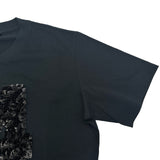 ルイ・ヴィトン LOUIS VUITTON スパンコール装飾半袖Tシャツ F5TS62JSG ブラック コットン レディース 半袖Ｔシャツ