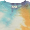 セリーヌ CELINE タイダイ柄スタッズロゴ 半袖Tシャツ 2X687957M マルチカラー コットン メンズ 半袖Ｔシャツ