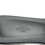 エルメス HERMES オラン フラットサンダル H021056Z ブラック レザー レディース サンダル