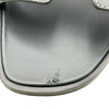 エルメス HERMES オラン フラットサンダル H021056Z ブラック レザー レディース サンダル