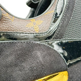 ルイ・ヴィトン LOUIS VUITTON ランアウェイライン ローカットスニーカー G00197 ブラック レザー レディース スニーカー