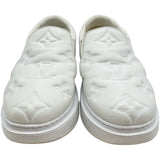 ルイ・ヴィトン LOUIS VUITTON ビバリーヒルズラインモノグラムスリッポン FA1201 ホワイト レザー メンズ スリッポン