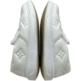 ルイ・ヴィトン LOUIS VUITTON ビバリーヒルズラインモノグラムスリッポン FA1201 ホワイト レザー メンズ スリッポン