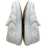 ルイ・ヴィトン LOUIS VUITTON ビバリーヒルズラインモノグラムスリッポン FA1201 ホワイト レザー メンズ スリッポン