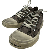 バレンシアガ BALENCIAGA BBモノグラムローカットスニーカー 688754 ブラウン キャンバス メンズ スニーカー