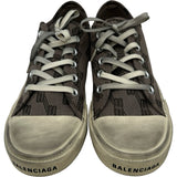 バレンシアガ BALENCIAGA BBモノグラムローカットスニーカー 688754 ブラウン キャンバス メンズ スニーカー