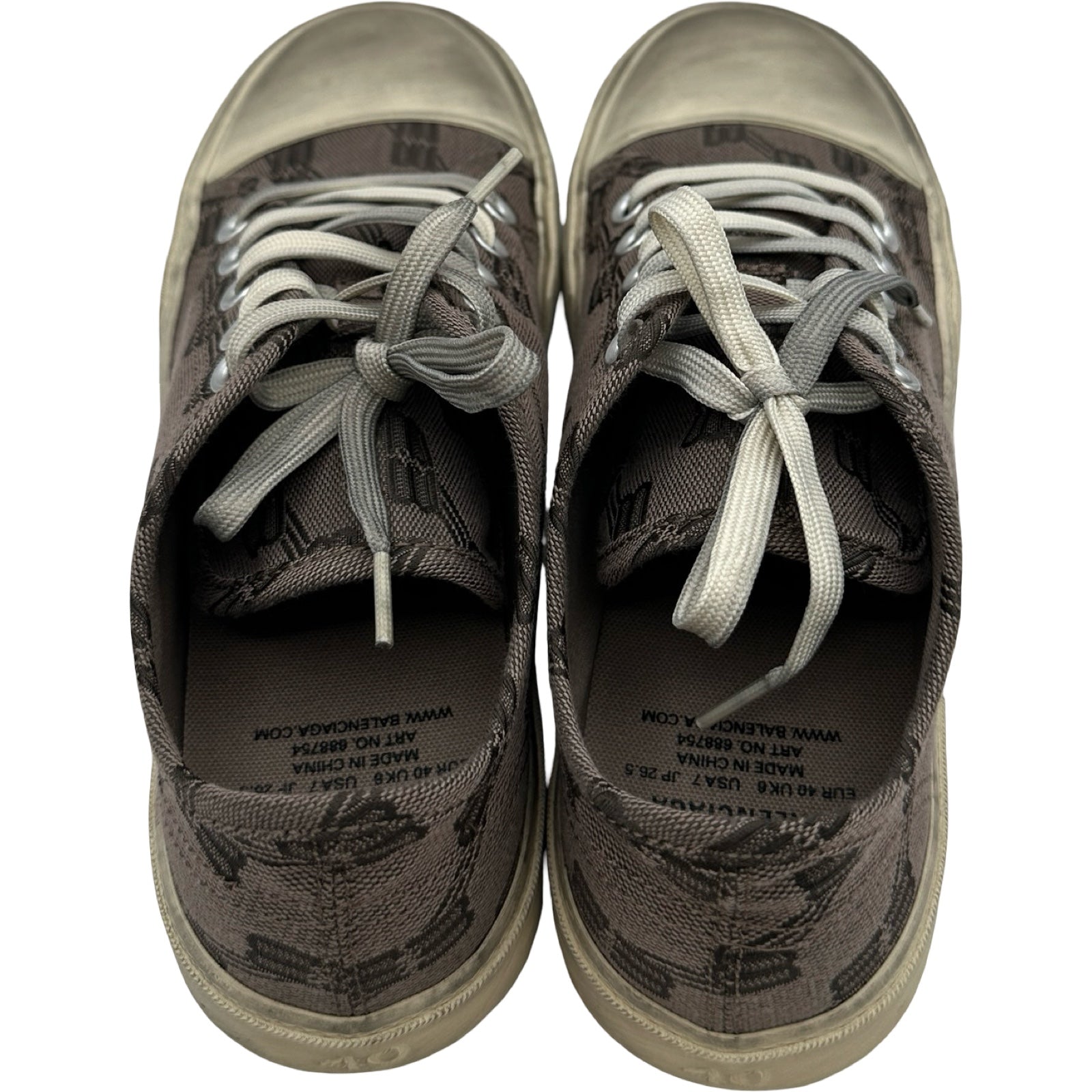 バレンシアガ BALENCIAGA BBモノグラムローカットスニーカー 688754