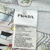 プラダ PRADA コミックプリント半袖Tシャツ UCS306 ホワイト コットン メンズ 半袖シャツ