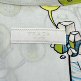 プラダ PRADA コミックプリント半袖Tシャツ UCS306 ホワイト コットン メンズ 半袖シャツ