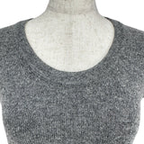 シャネル CHANEL ココマークエンブレムカシミヤニットワンピース P31950 グレー カシミヤ レディース ワンピース