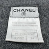 シャネル CHANEL ココマークエンブレムカシミヤニットワンピース P31950 グレー カシミヤ レディース ワンピース