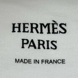 エルメス HERMES カノエ モックネック半袖Tシャツ 3E4621DL ホワイト コットン レディース 半袖Ｔシャツ