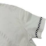 エルメス HERMES カノエ モックネック半袖Tシャツ 3E4621DL ホワイト コットン レディース 半袖Ｔシャツ