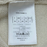 クリスチャン・ディオール Christian Dior 刺繍カシミヤニットセーター 044S76BM023 ホワイト カシミヤ レディース セーター