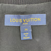 ルイ・ヴィトン LOUIS VUITTON エンボスモノグラムトラックトップジャケット FMJA26 ブラック ナイロン レディース ノーカラージャケット