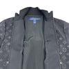 ルイ・ヴィトン LOUIS VUITTON エンボスモノグラムトラックトップジャケット FMJA26 ブラック ナイロン レディース ノーカラージャケット