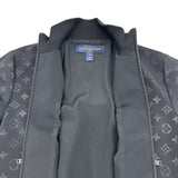 ルイ・ヴィトン LOUIS VUITTON エンボスモノグラムトラックトップジャケット FMJA26 ブラック ナイロン レディース ノーカラージャケット