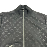 ルイ・ヴィトン LOUIS VUITTON エンボスモノグラムトラックトップジャケット FMJA26 ブラック ナイロン レディース ノーカラージャケット