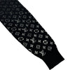 ルイ・ヴィトン LOUIS VUITTON モノグラムグラディエントニットフーディー HQN42W ブラック コットン メンズ セーター