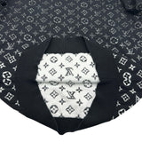 ルイ・ヴィトン LOUIS VUITTON モノグラムグラディエントニットフーディー HQN42W ブラック コットン メンズ セーター