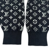 ルイ・ヴィトン LOUIS VUITTON モノグラムグラディエントニットフーディー HQN42W ブラック コットン メンズ セーター