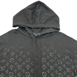 ルイ・ヴィトン LOUIS VUITTON モノグラムグラディエントニットフーディー HQN42W ブラック コットン メンズ セーター
