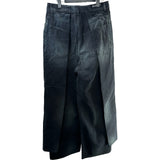 バレンシアガ BALENCIAGA ダブルサイドデニムパンツ 767983 ブラック デニム メンズ デニムパンツ