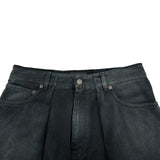 バレンシアガ BALENCIAGA ダブルサイドデニムパンツ 767983 ブラック デニム メンズ デニムパンツ
