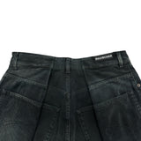 バレンシアガ BALENCIAGA ダブルサイドデニムパンツ 767983 ブラック デニム メンズ デニムパンツ