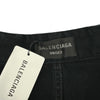 バレンシアガ BALENCIAGA ダブルサイドデニムパンツ 767983 ブラック デニム メンズ デニムパンツ