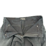 バレンシアガ BALENCIAGA ダブルサイドデニムパンツ 767983 ブラック デニム メンズ デニムパンツ