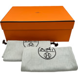 エルメス HERMES ジャッキー50 スリングバックパンプス ブラック レザー レディース パンプス