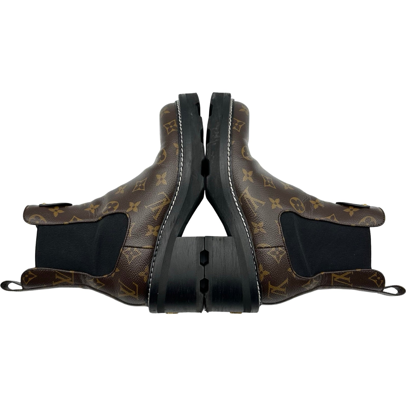 ルイ・ヴィトン LOUIS VUITTON LVボブールライン サイドゴアブーツ