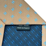 エルメス HERMES シルクネクタイ オレンジ シルク メンズ ネクタイ