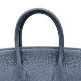 エルメス HERMES バーキン25 A刻印 ブルーニュイ シルバー金具 トゴ レディース ハンドバッグ