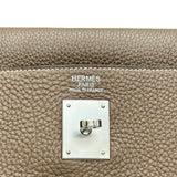 エルメス HERMES ケリー35 内縫い □P刻印 エトゥープ/シルバー金具 トゴ レディース ショルダーバッグ