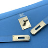 エルメス HERMES ケリー32 外縫い T刻印 ブルーパラダイス/シルバー金具 エプソン レディース ショルダーバッグ