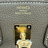 エルメス HERMES バーキン25 G刻印 エトゥープ ゴールド金具 トゴ レディース ハンドバッグ