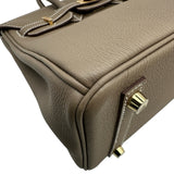 エルメス HERMES バーキン25 G刻印 エトゥープ ゴールド金具 トゴ レディース ハンドバッグ